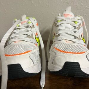 Nike women Sneakers White with Neon Accents